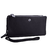 Жіночий шкіряний гаманець-клатч ST-20856 чорний