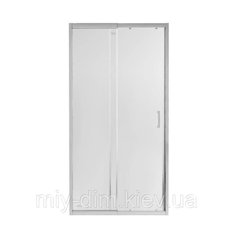 Душові двері в нішу Qtap Taurus CRM209-1.C6 90-100x185 см, скло Clear 6 мм, покриття CalcLess