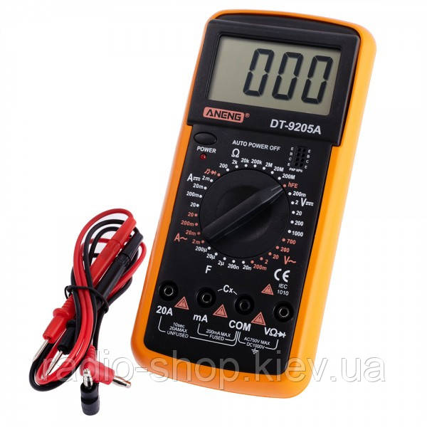 Мультиметр DT9205A orange ANENG