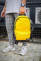 Спортивный городской рюкзак желтый повседневный вместительный Without Reflective Yellow LOV