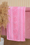 Рушник кухонний махровий рожевого кольору 163292L, фото 2