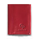 Жіночий невеликий шкіряний гаманець Grande Pelle 503660 червоний, фото 3