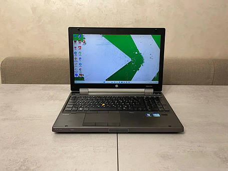 Б/в Ноутбук HP EliteBook 8570w 15.6" 1920x1080| Core i7-3720QM| 16 GB RAM| 256 GB SSD| Quadro K1000M 2GB, фото 1