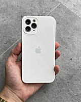 Силиконовый чехол на iPhone 11 Pro Max с квадратными бортами Square Side White - 02