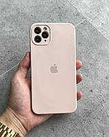 Силиконовый чехол на iPhone 11 Pro Max с квадратными бортами Square Side Pink Sand - 04