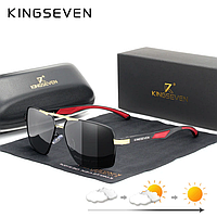 Чоловічі сонцезахисні окуляри в класичній оправі з фотохромними лінзами K7719 KINGSEVEN DESIGN