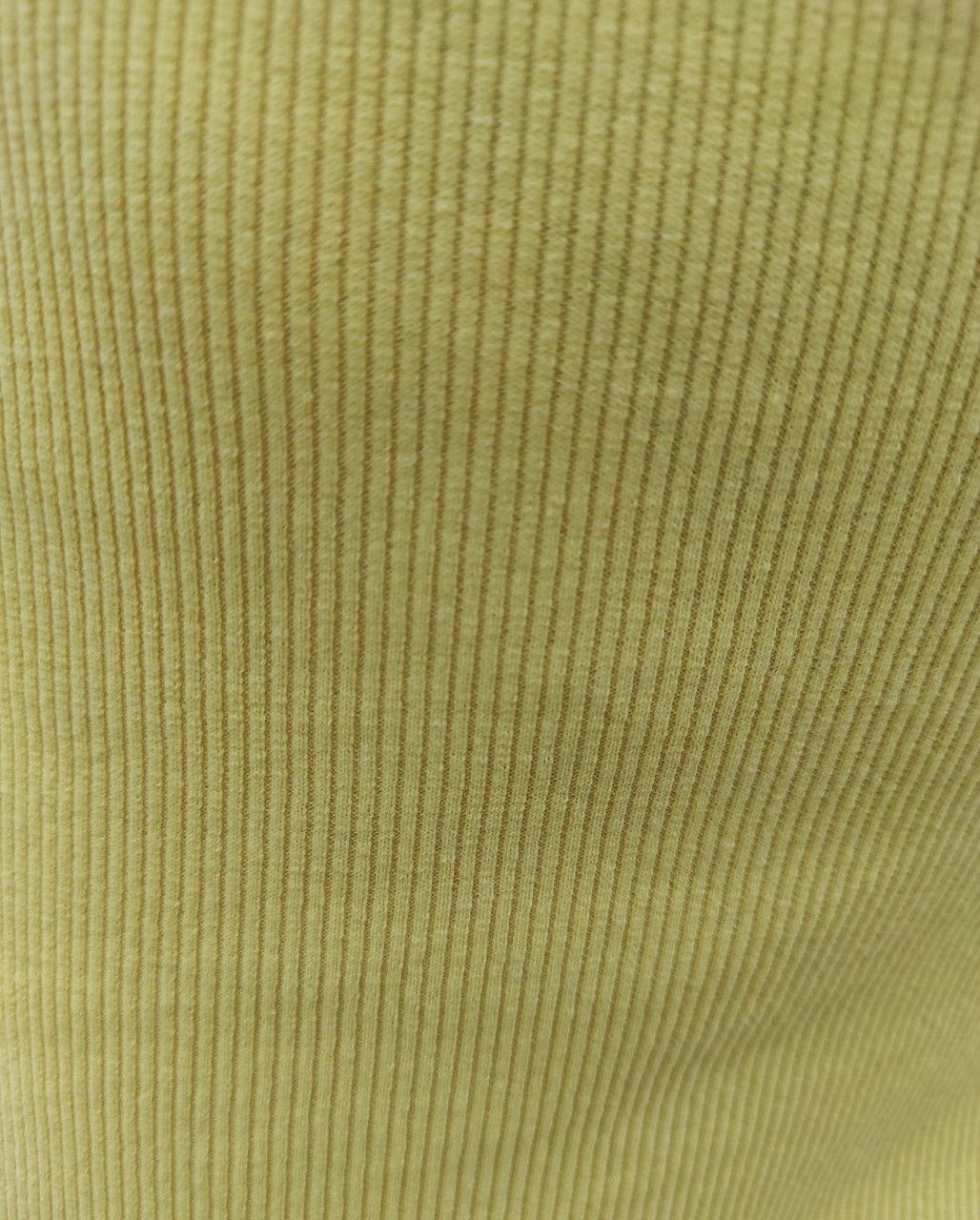 Женское платье с голой спиной в рубчик, короткое, Aleksandr Melnyk, желтое - фото 2 - id-p1930063790