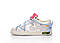 Сірі чоловічі кросівки Nike SB Dunk x Off White, фото 8