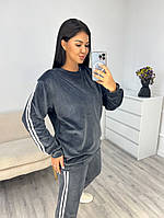 Крутейший модный женский спортивный демисезонный костюм Велюр спорт(Турция) 50-52,54-56,58-60 Цвета 4 Синий