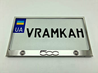 Номерна рамка для авто Fiat 500, рамка під американський номер