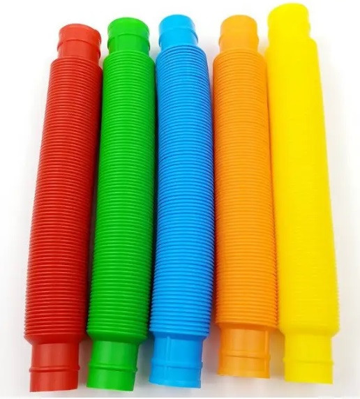 Трубка антистресс большая 23см , разные цвета, 12шт в упаковке 1414 ...