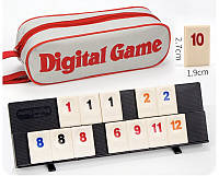 Настільна гра Руммікуб дорожня версія 2-4 гріваці / Digital Game Rummikub