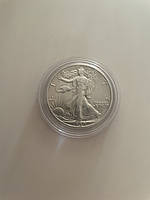 Монета Серебро 50 центов 1939г Шагающая Свобода