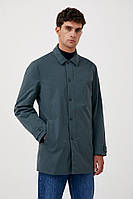 Удлиненная мужская куртка-рубашка Finn Flare FAB21007-524 зеленая L
