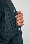 Подовжена чоловіча куртка-сорочка Finn Flare FAB21007-524 зелена L, фото 8