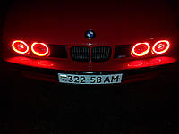 CCFL Ангельские глазки на BMW E30, E32, E34 Красные