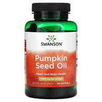 Pumpkin Seed Oil 1000 mg Swanson, 100 софтгель