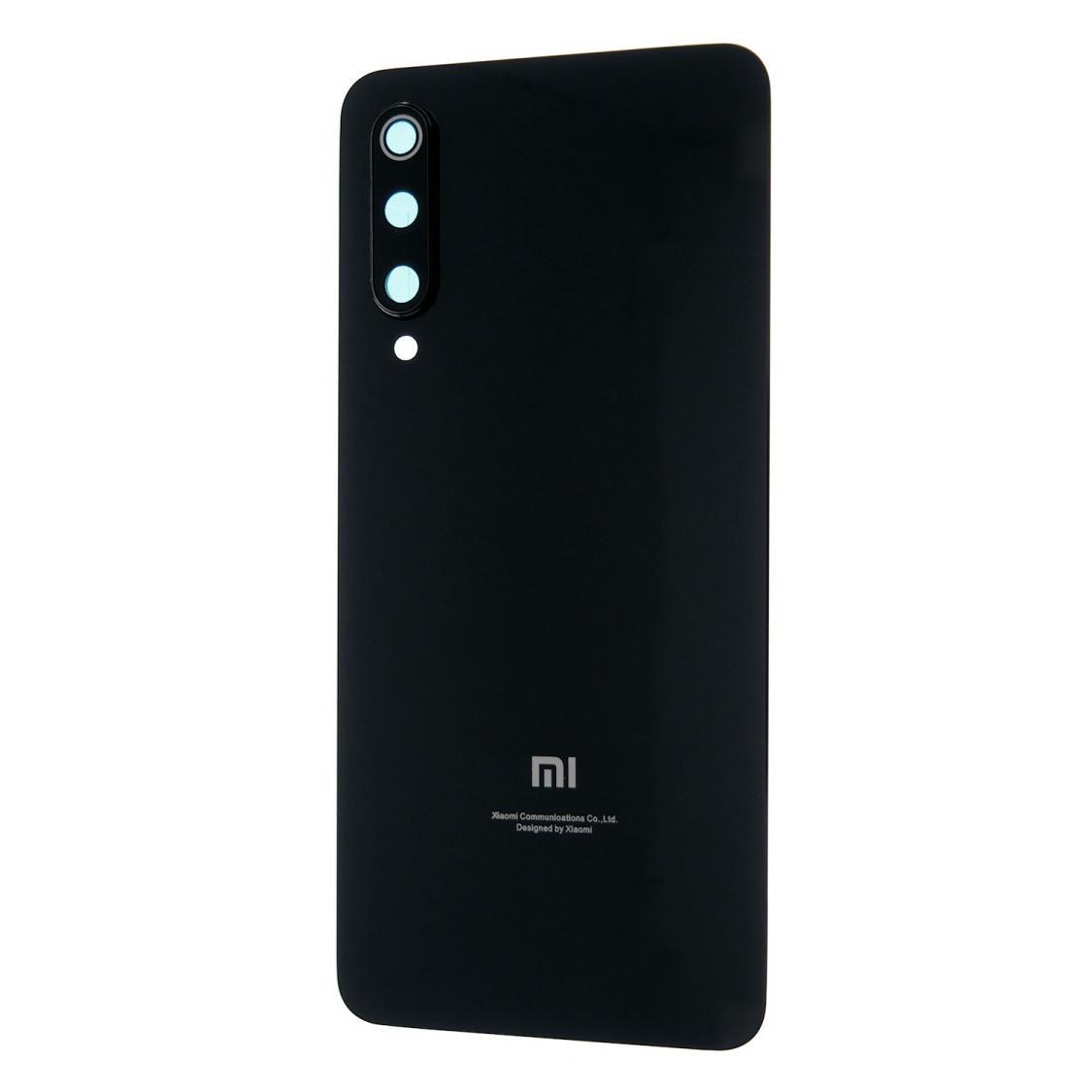 Задня кришка зі склом камери для телефону Xiaomi Mi 9 SE, Original PRC, чорна
