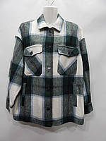 Рубашка плотная фирменная женская (шерсть) OVERSIZE ZARA UKR 50-54 017TR (только в указанном размере)
