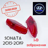 Логотип підсвітка дверей Хюндай Lazer door logo light Hyundai Sonata 9 Лінза скло HD зображення, PREMIUM