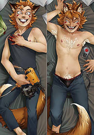 Дакімакура 150х50 см Рен Хана Бойфренд до смерті Ren Hana Boyfriend to death Подушка з наволочкою