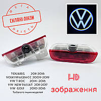 Логотип подсветка двери Lazer door logo light VOLKSWAGEN Линза стекло HD изображение