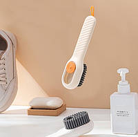 Універсальна щітка з дозатором миючого засобу Cleaning Brush Beige