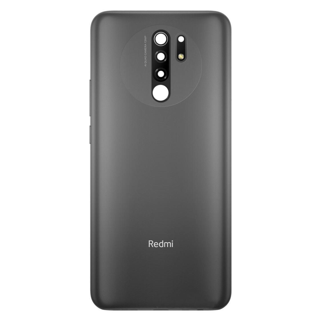 Задня кришка зі склом камери для телефону Xiaomi Redmi 9, Original PRC сірий