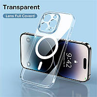 Прозорий чохол MagSafe для iPhone 14 pro max , силиконовый прозрачный чехол для айфон 14 pro max