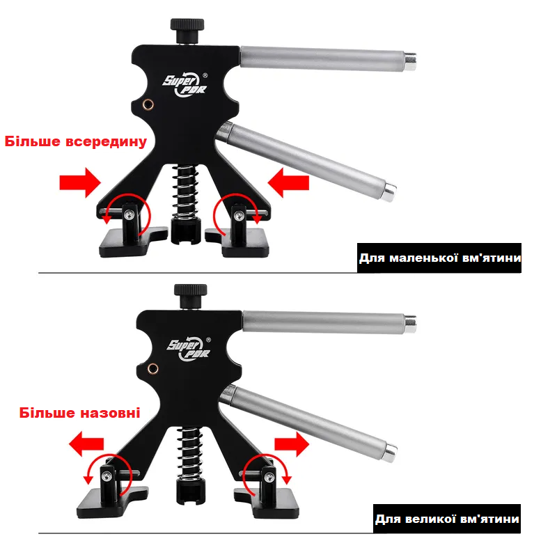 Минилифтер регулируемый Super PDR для удаления вмятин пластиковый - фото 3 - id-p1930145330