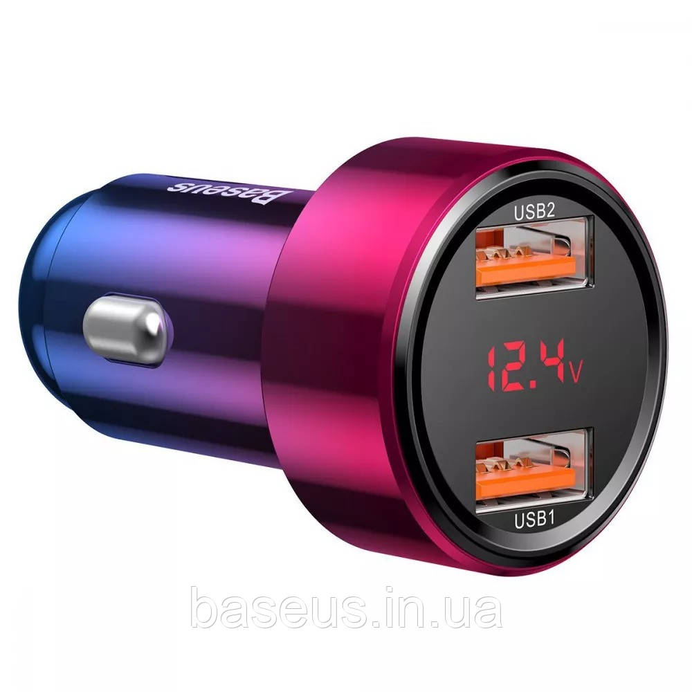 АЗП Baseus Magic Series Digital Display PD 3.0 QC 4.0+ 45W USB + Type-C