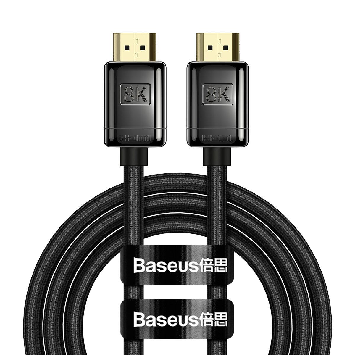 Кабель видео Baseus HDMI 2.1 8K High Definition Series 1 м Black (WKGQ000001)
