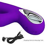 Вибратор Pretty Love Jersey Clitoral Massager Purple, фото 3