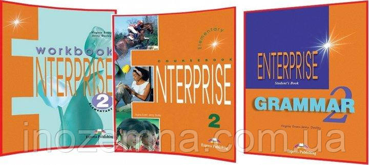 Enterprise 2 Coursebook + Workbook + Grammar (комплект)