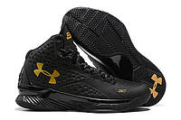 Мужские кроссовки Under Armour Charged Foam Curry 1 Black Gold