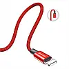 Кабель зарядний Baseus Yiven USB to Lightning у тканинному обплетенні 1.8 м Red (CALYW-A09), фото 7