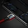 Кабель зарядний Baseus Yiven USB to Lightning у тканинному обплетенні 1.8 м Red (CALYW-A09), фото 3