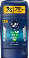 Антиперспирант-стик для мужчин Nivea Men Fresh Kick 48H Antiperspirant Stick