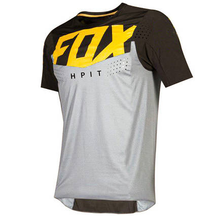 Футболка спортивна чоловіча HPIT FOX сіро-чорний