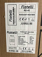 Обігрівач газовий керамічний, інфрачервоний  Flatelli RS42 4200Вт 70м2, фото 7