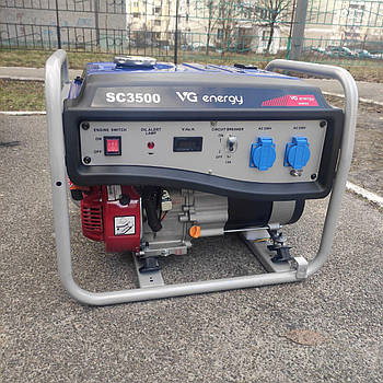 Генератор бензиновий VG SC-3500 2,8 кВт - 3,2 кВт Акційний розпродаж! 220В,  Мідь, АВР, Гарантія!