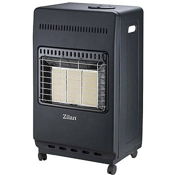 Обігрівач газовий 4,2 кВт Zilan ZLN2830 4200W Black - Туреччина (без редуктора та шлангу)