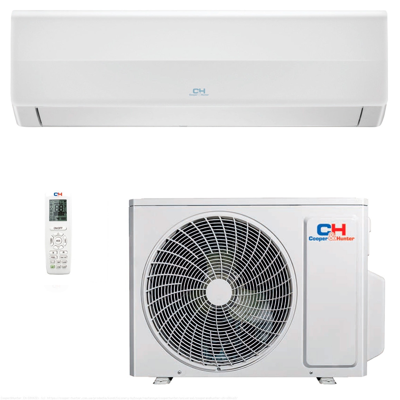 Кондиціонер Cooper&Hunter CH-S18XZ3 Universal ON-OFF на площу до 50м² +48°C /- 15°C