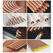 Труба мідна 1/2" Halcor (12,7 х 0,81 мм) Труба мідна 12 мм. кондиціонерна - Греція, фото 2