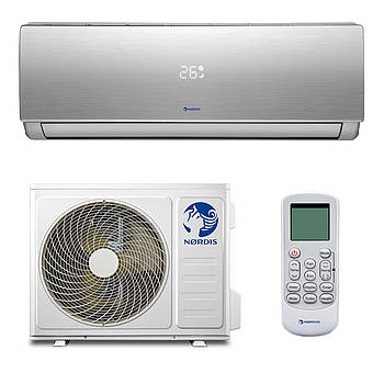 Кондиціонер NORDIS NDI-S12TC1(S)/NDO-S12TC2 серія SIRIUS Silver (35м2, -15°С/+43°С, R410, inverter, А++)