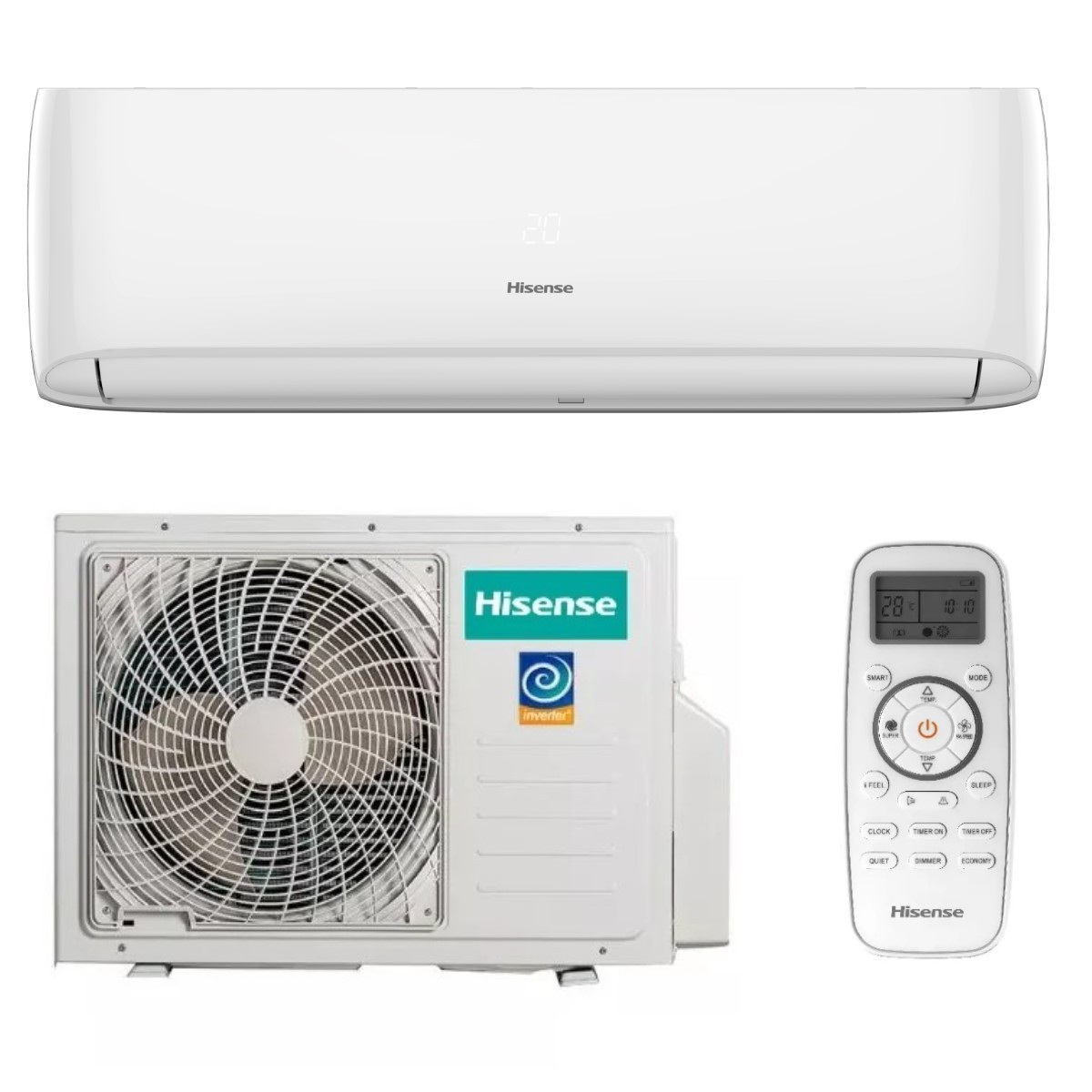 Кондиціонер Hisense CA35YR03 35м2, -20°C/48°C, R32, A++