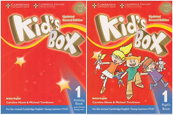 Kid's Box Updated 2nd Edition 1 Pupil's Book + Activity Book (комплект)