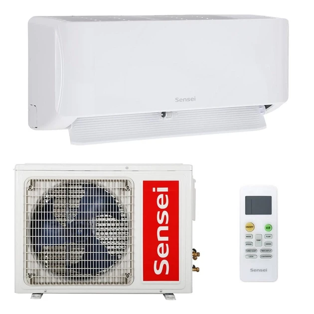 Кондиціонер Sensei SAC-09MBW (25м2, -7°С/+48°С, R410, ON/OFF)