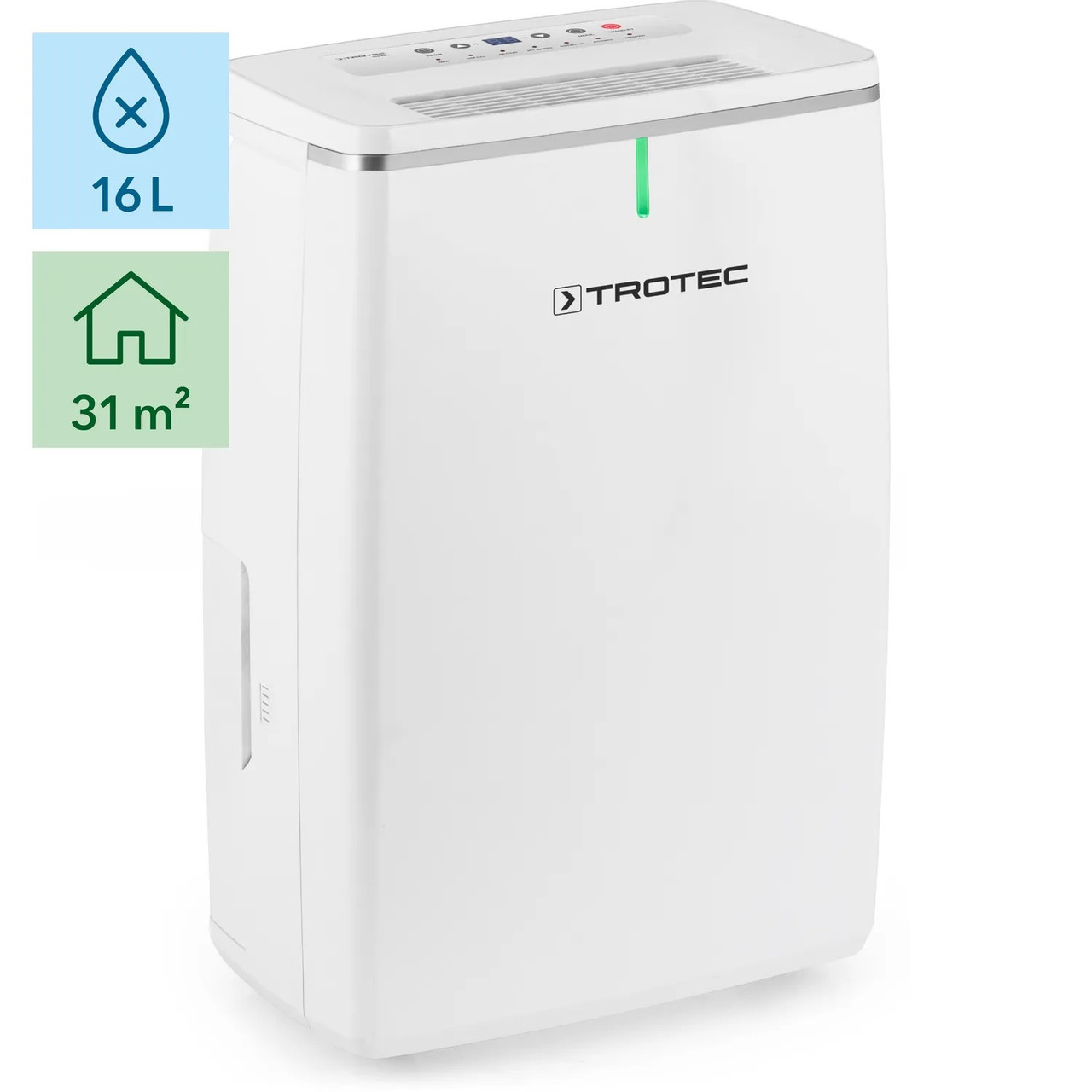 Осушувач повітря Trotec TTK 53 E до 31 м², 16 літрів