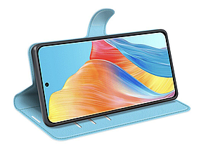 Чехол книжка Lichee для OPPO A98 5G голубой, фото 5